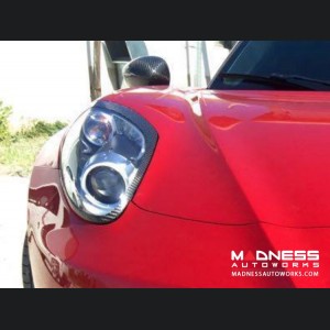 Alfa Romeo 4C Carbon Fiber Headlight Trim Set